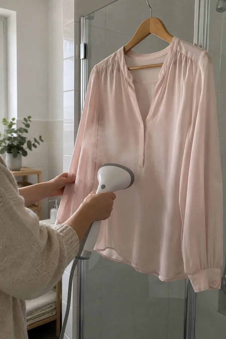 AI try-on image: the same piece worn