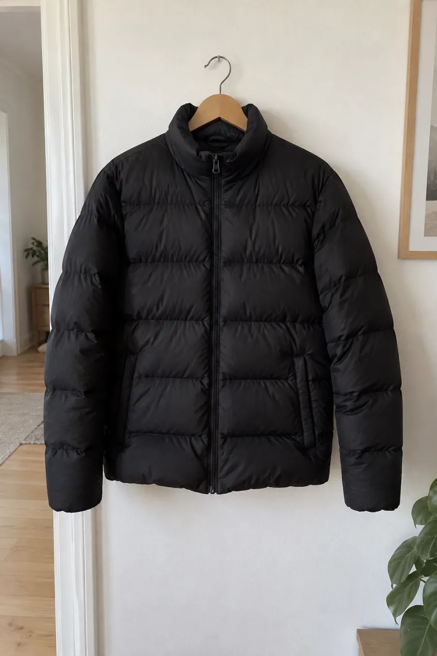 Garment on a hanger