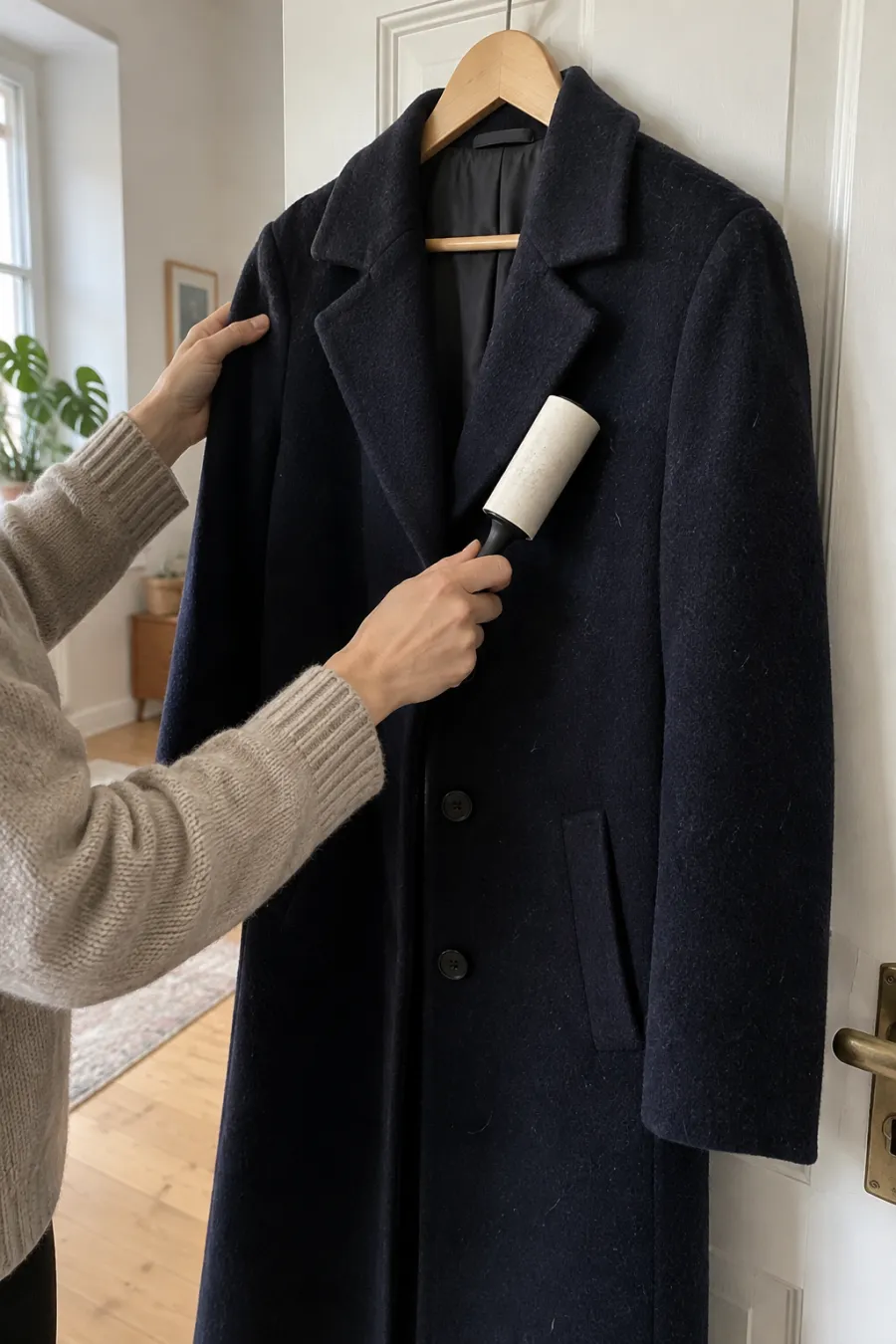Garment on a hanger