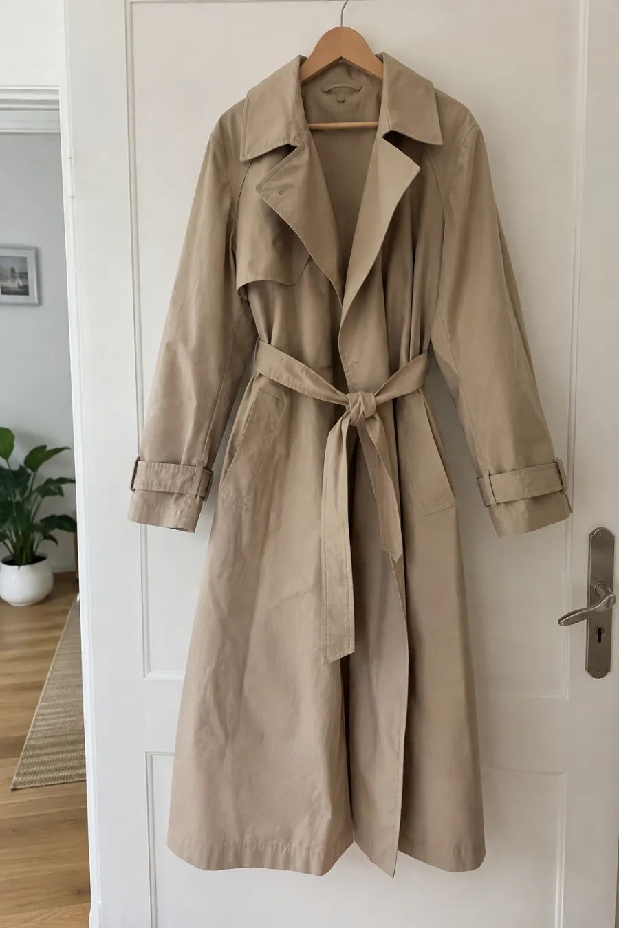 Garment on a hanger